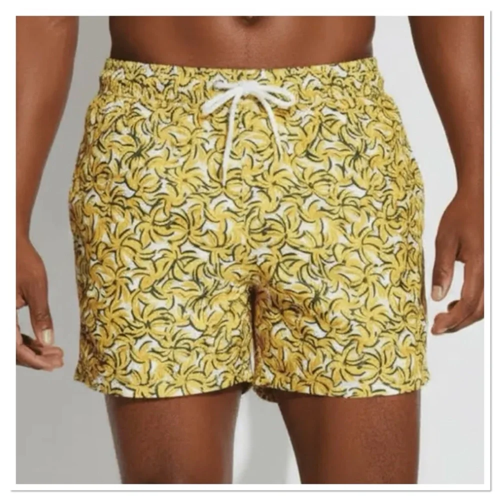 Original Use Men’s Banana Print Swim Shorts